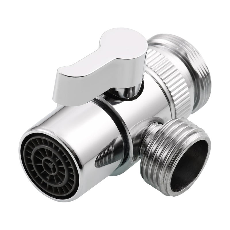 CIENCIA Brass Sink Faucet Diverter Valve to Sink Hose Sprayer,Faucet Splitter for Kitchen,Sink Faucet Replacement Part M22 x M24,SBA021 - Image 1
